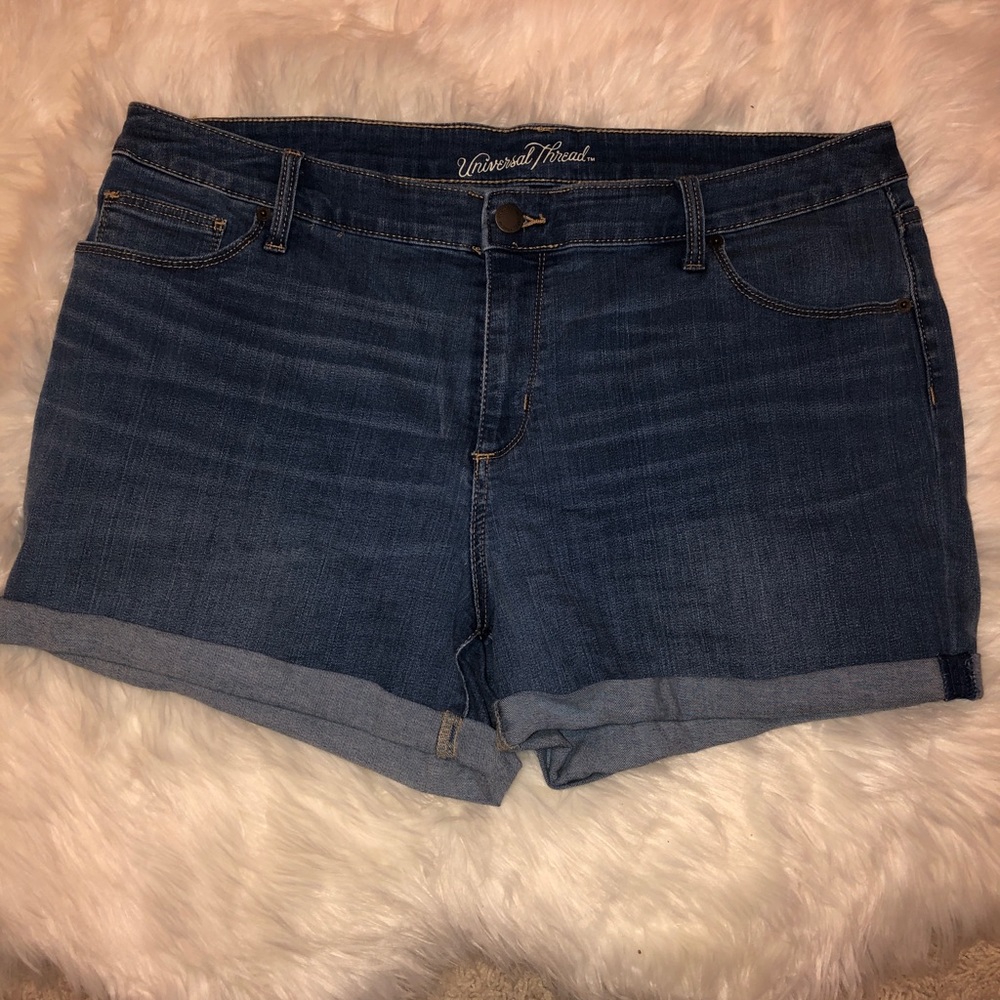 Stretchy Jean Shorts